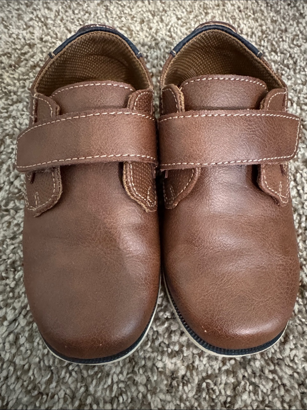 Jumping beans Toddler boy brown dress shoes